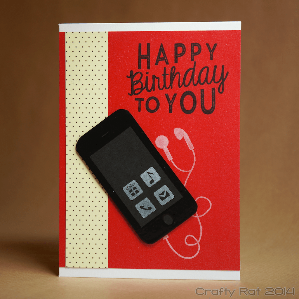 Birthday card: iPhone