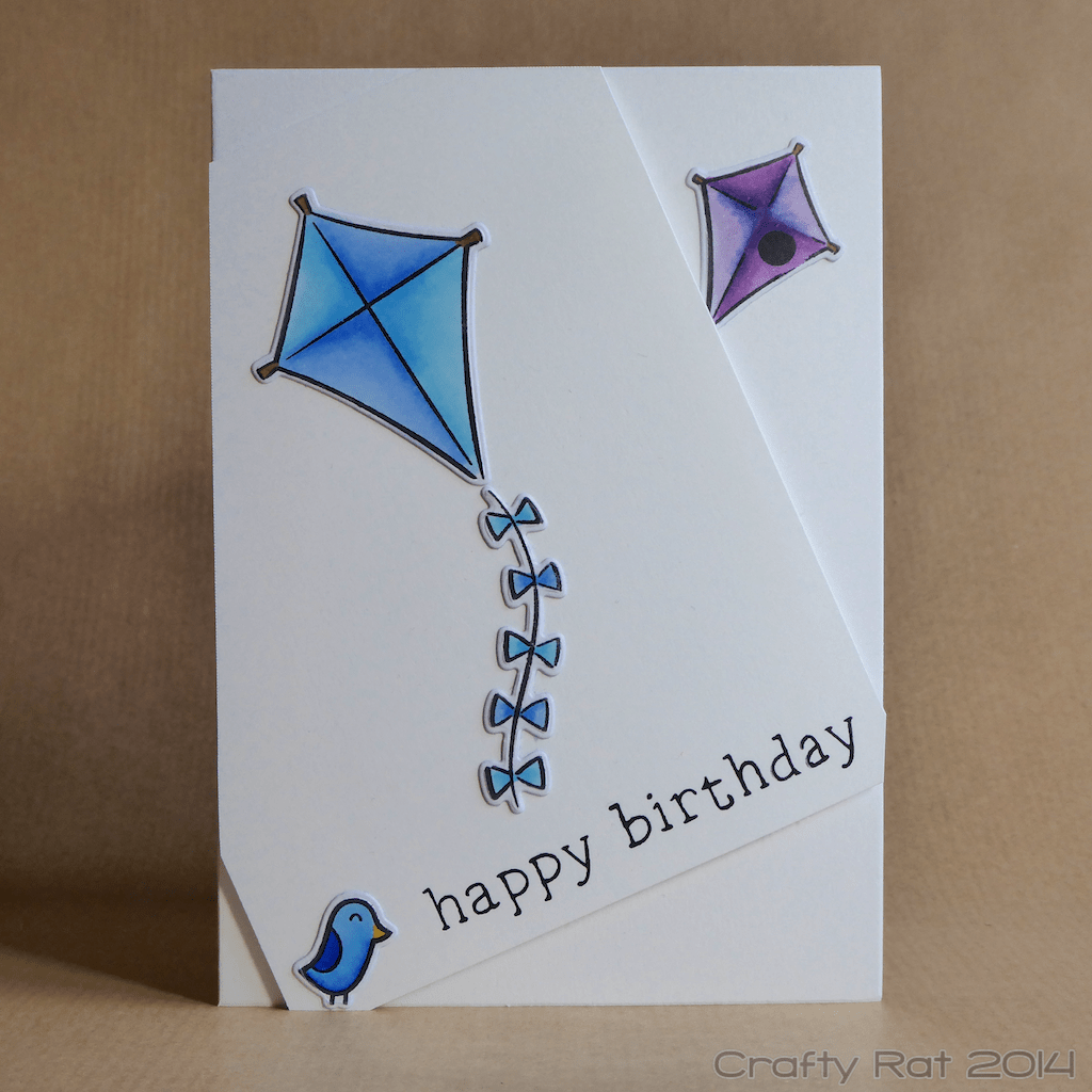 Birthday card: Kites
