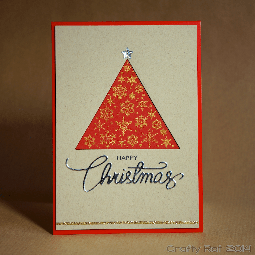 Xmas card: Sparkle trees