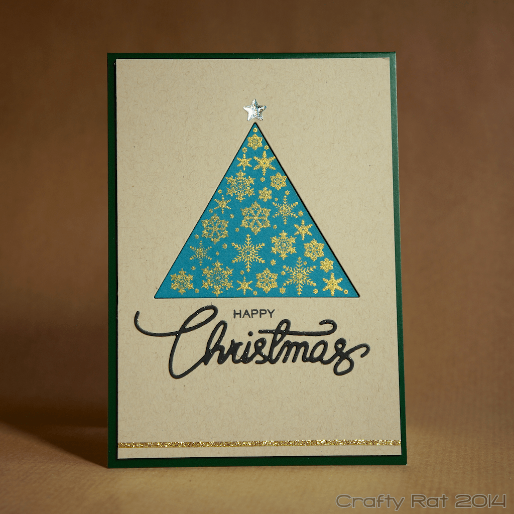 Xmas card: Sparkle trees