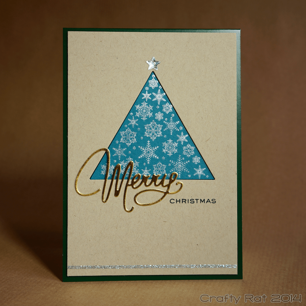 Xmas card: Sparkle trees