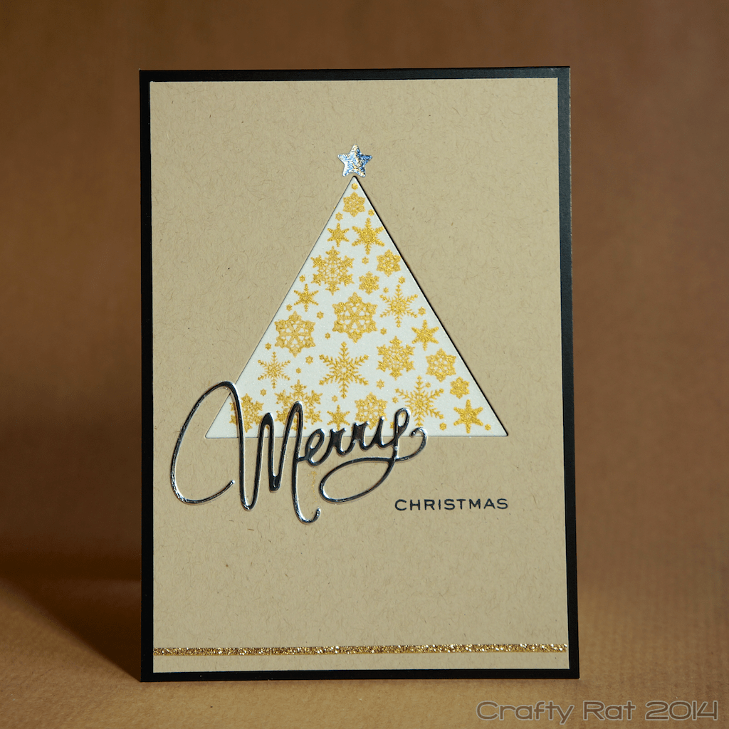 Xmas card: Sparkle trees