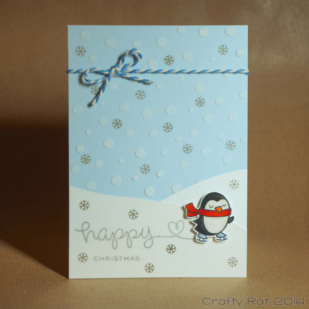 Xmas card: Penguin