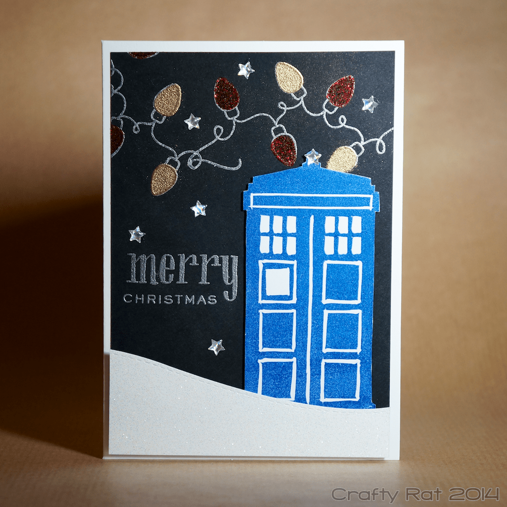 Xmas card: Tardis