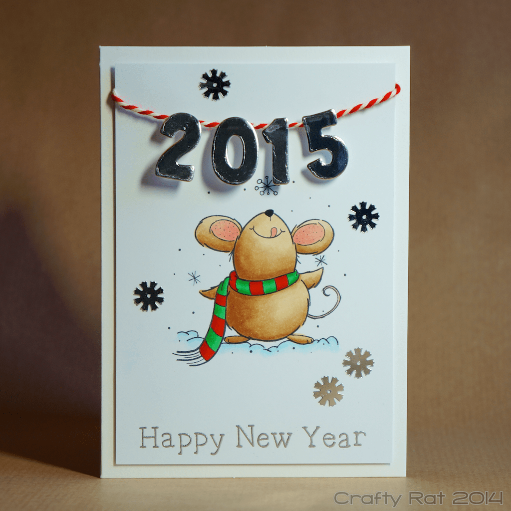 New Year: Snow mouse
