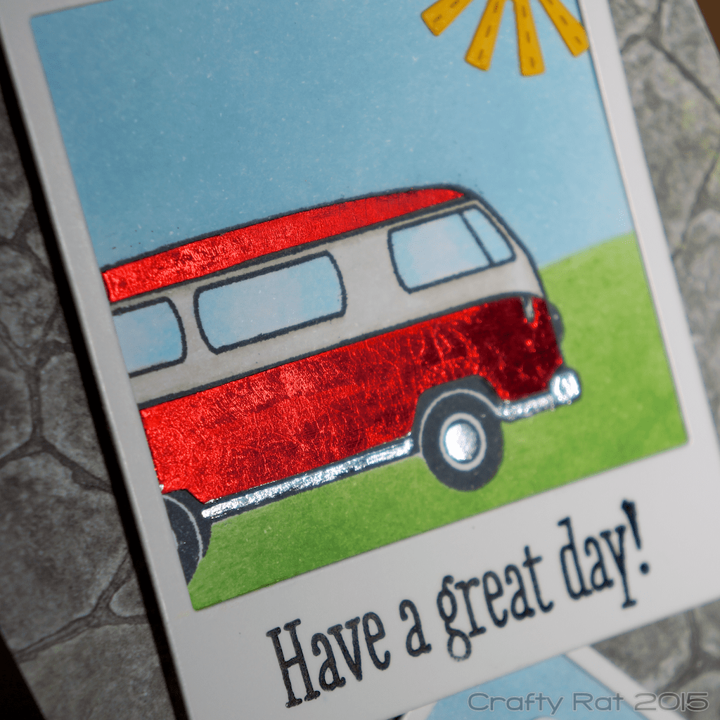 Camper van foil detail