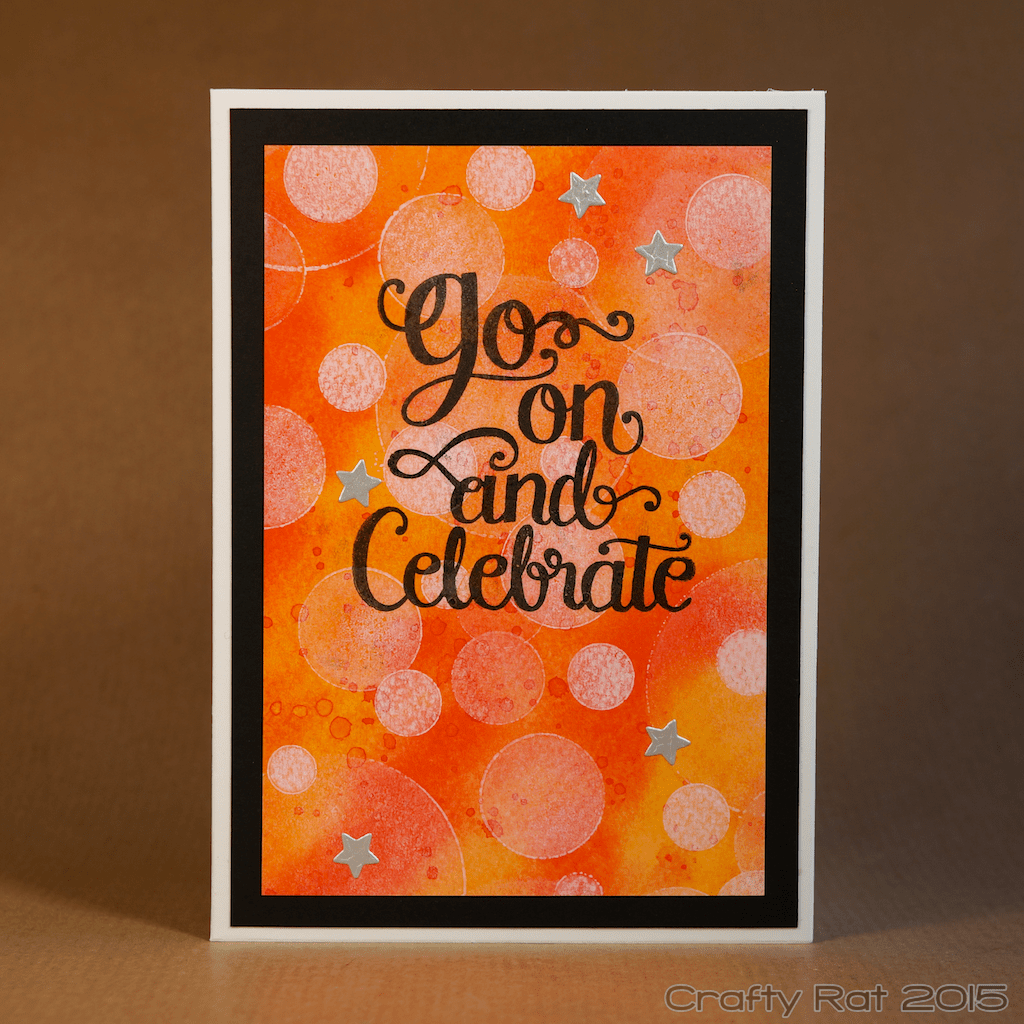 Watercolour bokeh celebrate