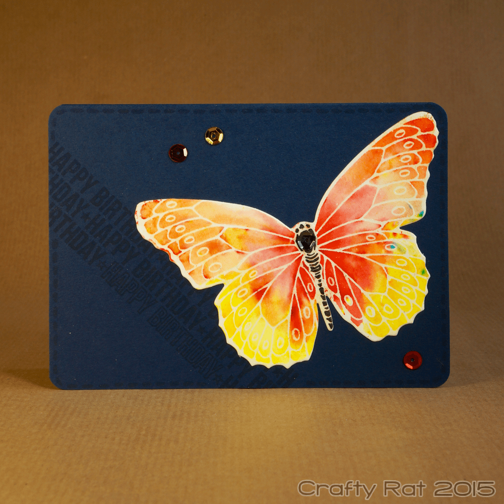 Red and yellow butterfly