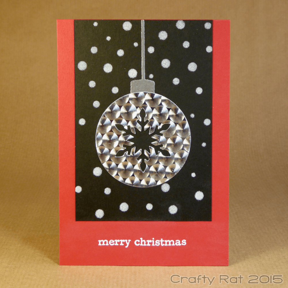 Xmas snowflake bauble