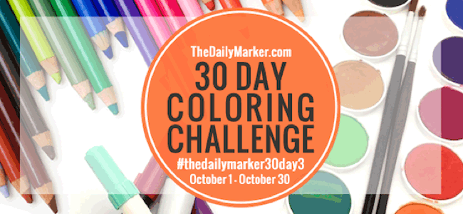 30 day colouring challenge