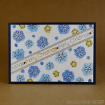 watercoloured snowflakes