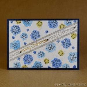 watercoloured snowflakes