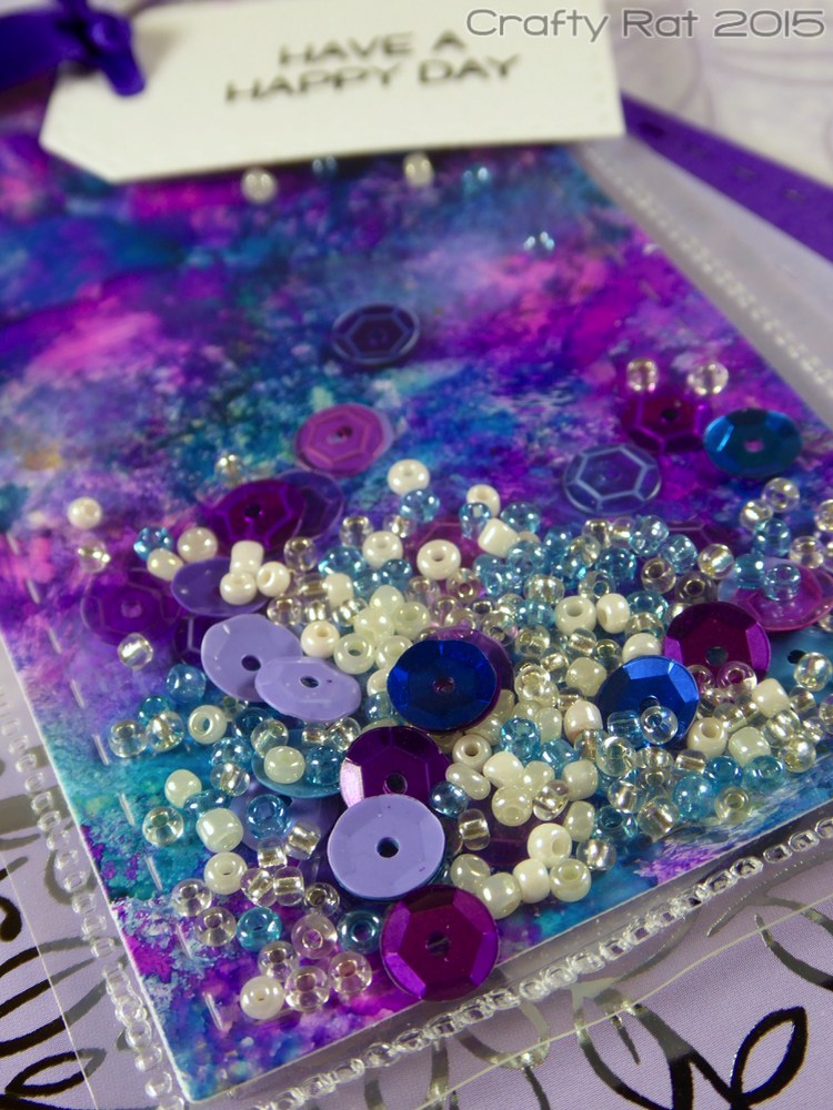 Tag shaker card close-up wm