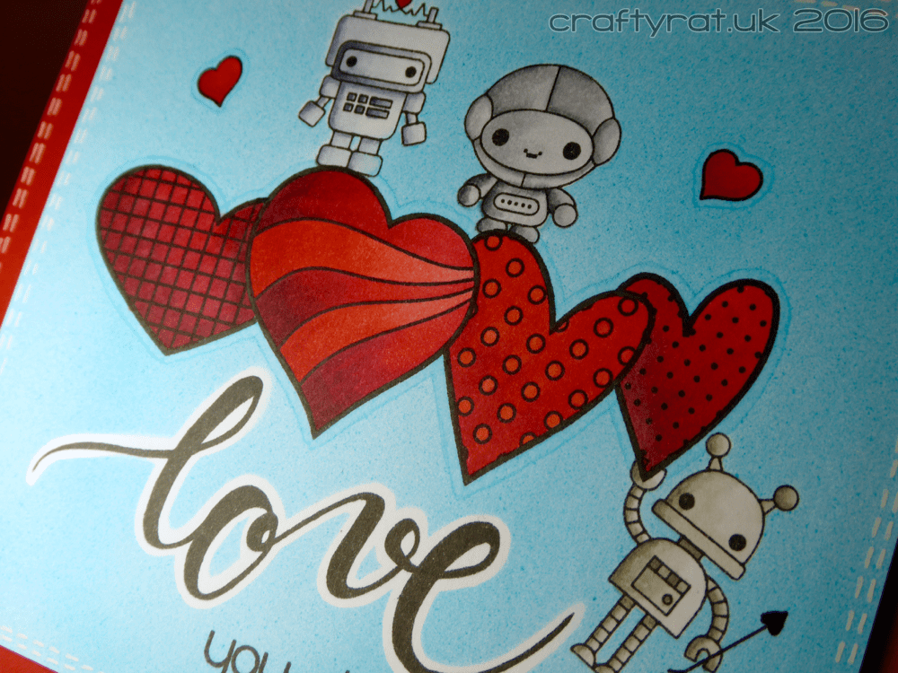 Valentine's card - detail