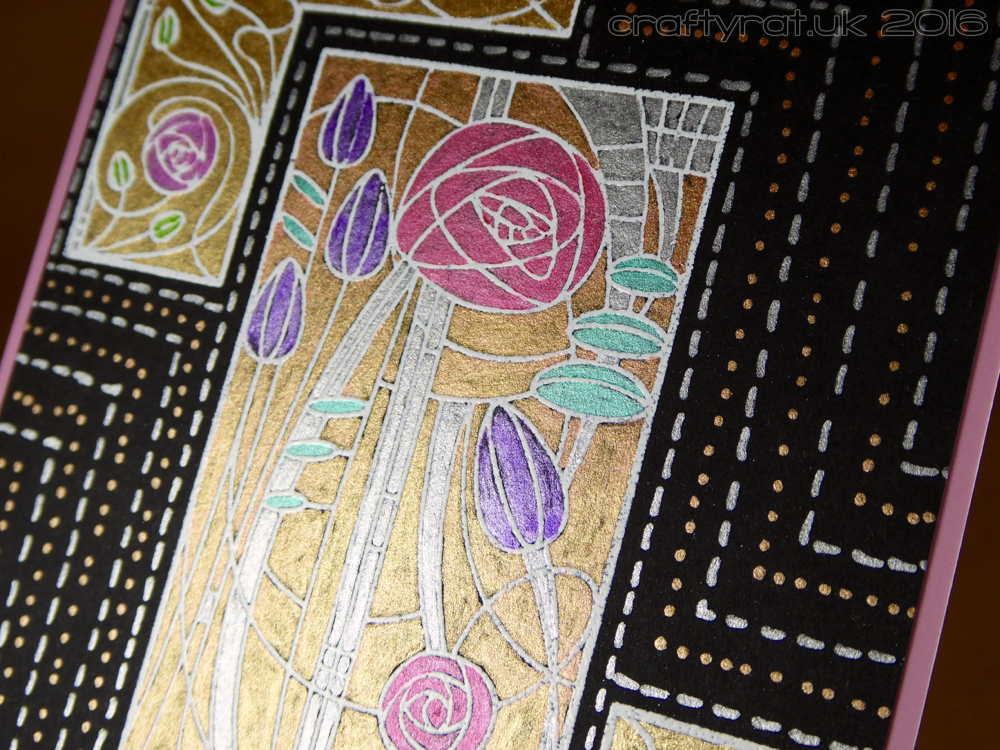 Art deco roses - detail