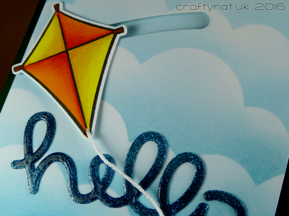 Elephant & kite - detail