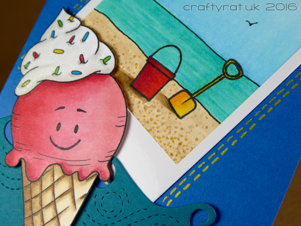 Ice cream &amp; Polaroid - detail