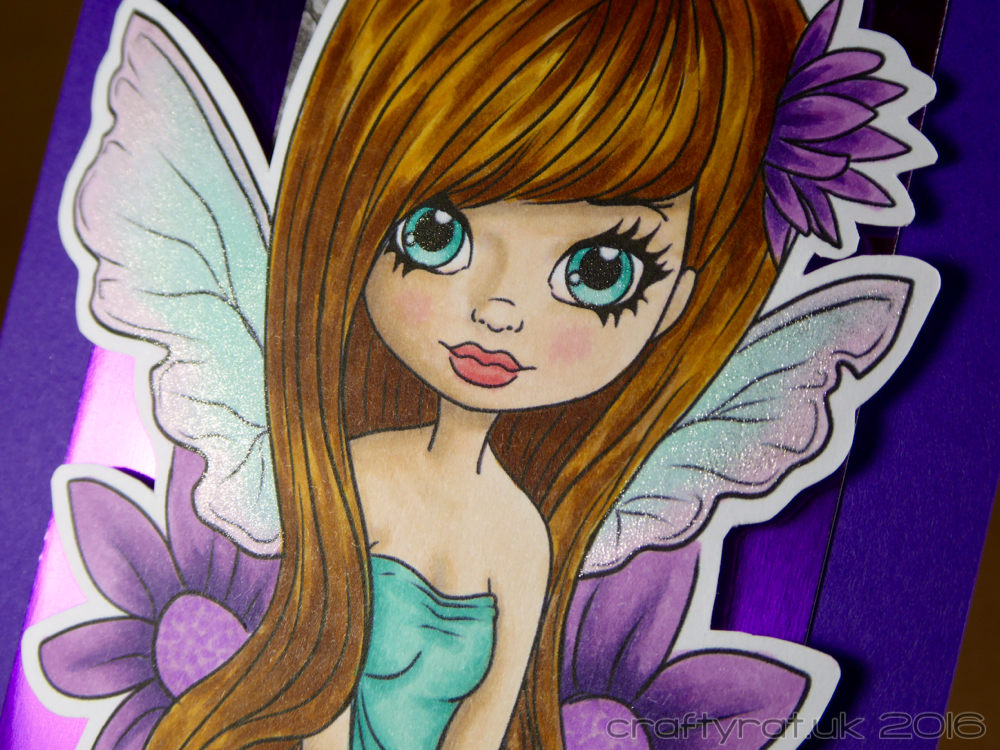 purple fairy - detail