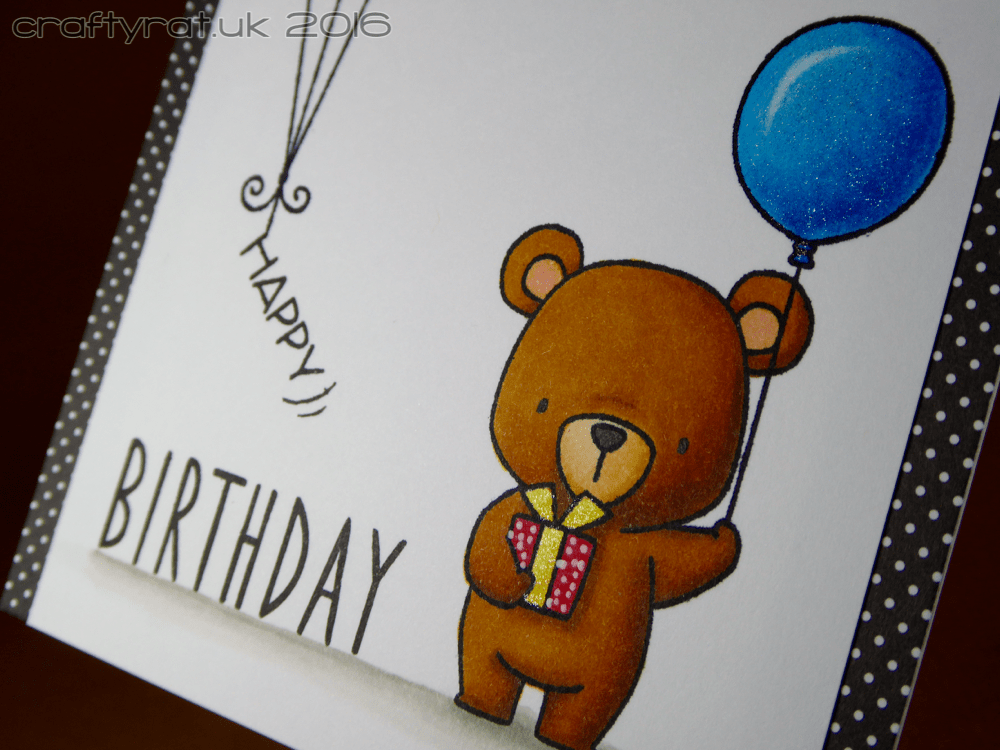 bear &amp; balloons - detail