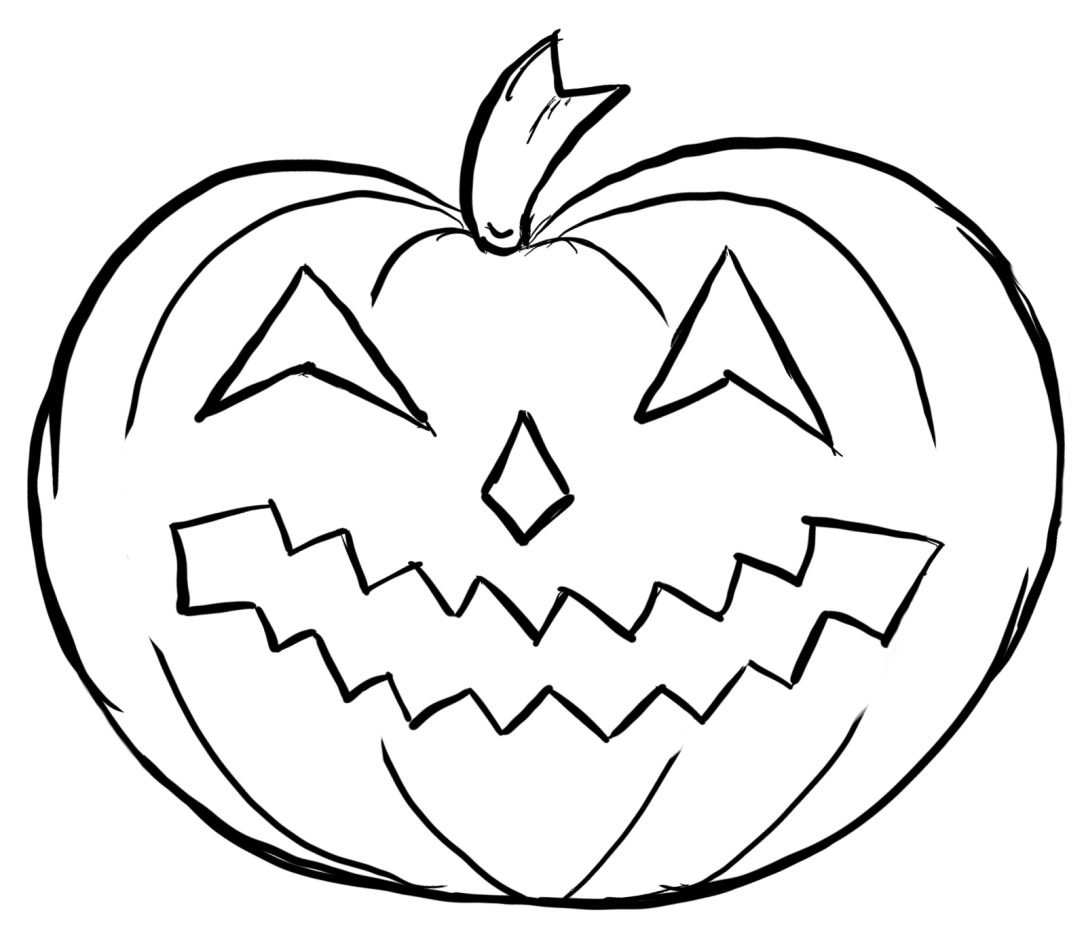 CraftyRat sketched pumpkin