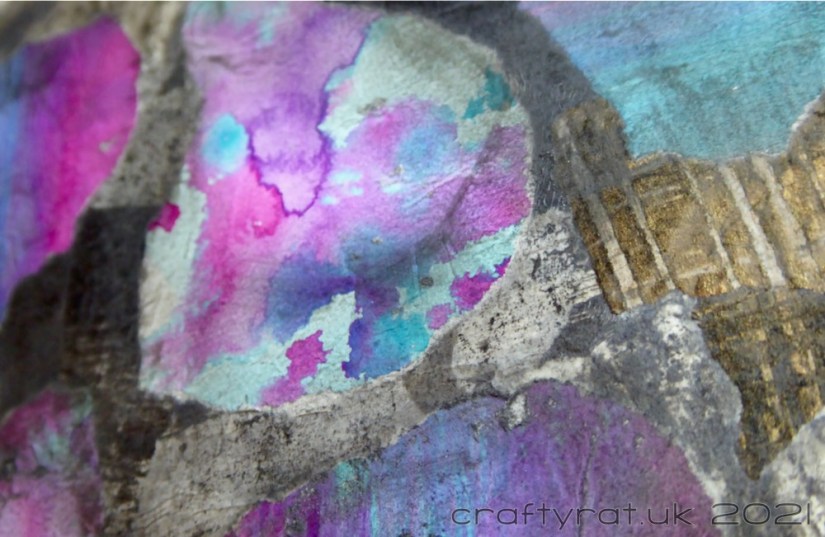 Close-up of part of the matching collage page.