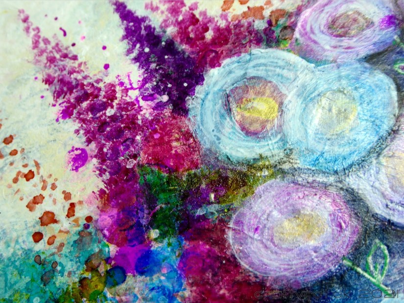 Close-up of some of the flowers.